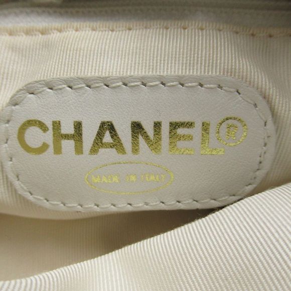 Chanel Shoulder Bag Leather White - Picture 5 of 5